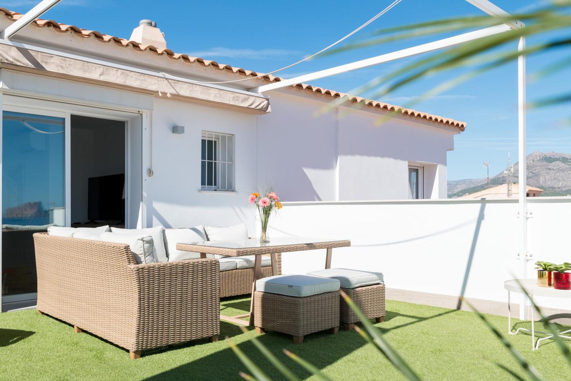 Atico Vistas Al Mar, Terraza, Piscina Y Parking By Vero アルテア エクステリア 写真