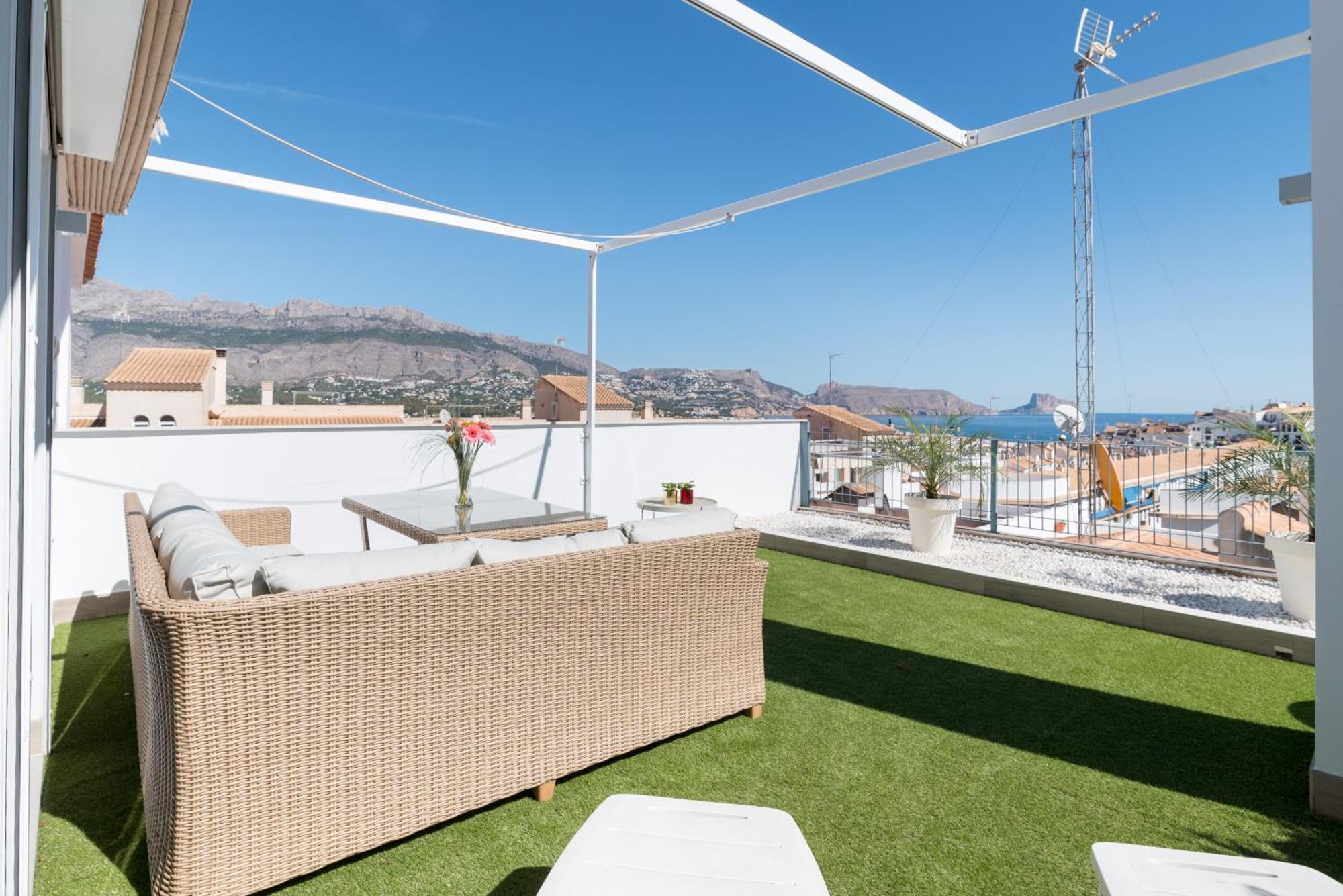 Atico Vistas Al Mar, Terraza, Piscina Y Parking By Vero アルテア エクステリア 写真